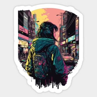 Japanese Street Cyberpunk Tokyo Streetwear Sticker